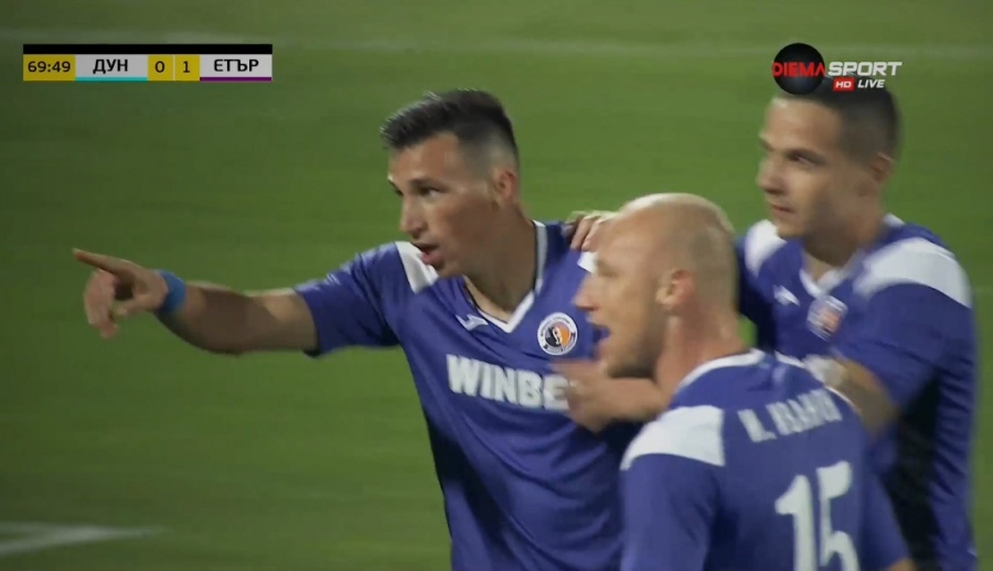 „Етър” с първа победа навън – 2:0 над „Дунав” в Русе