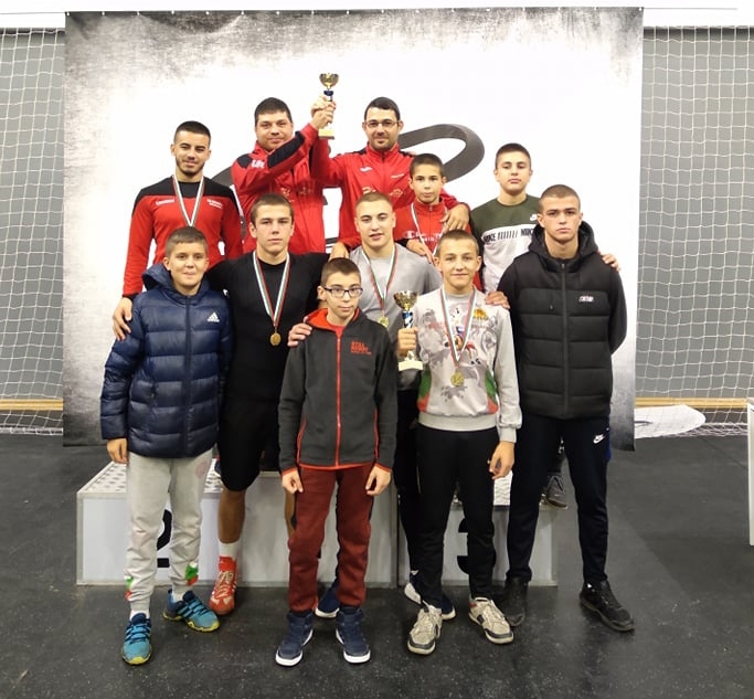 Шест медала, четири от които златни, и трето място в отборното спечели „Локомотив” от турнира „GP Group Cup”