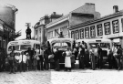 Първият автобусен транспорт в Търновско бил открит през 1936 г. с линия до Горна Оряховица