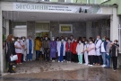 Медиците от МБАЛ - Павликени почетоха с минута мълчание и вой на сирени загиналите от Covid-19 свои колеги