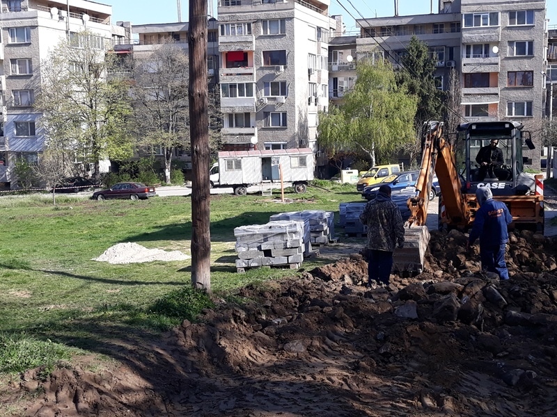 Започна изграждането на парк „Хаджи Димитър“ в Свищов 