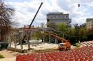Монтират покритата сцена на Летния театър във Велико Търново