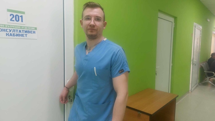Д-р Станислав Ташев е новото попълнение в Първо вътрешно отделение в болницата в Горна Оряховица