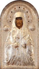 Излагат за поклонение икона с част от чудотворните мощи на Св. Никифор Прокажения в Горна Оряховица и Лясковец