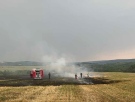 Кметът на Килифарево помогна за гасене на пожар, пламнал от мълния