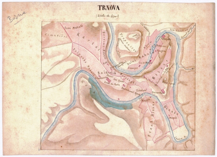 Копие на карта на Търново от 1857 г. получи музеят